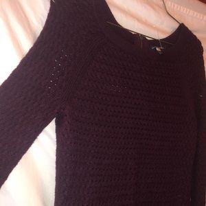 Maroon American Eagle sweater